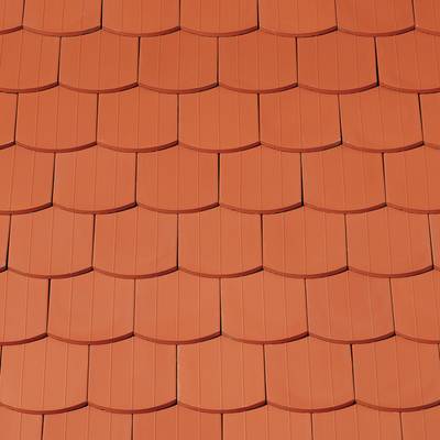 Керамическая черепица Creaton Biber Profil+ Sachsischer 15,5x38x1,2, Натуральный красный