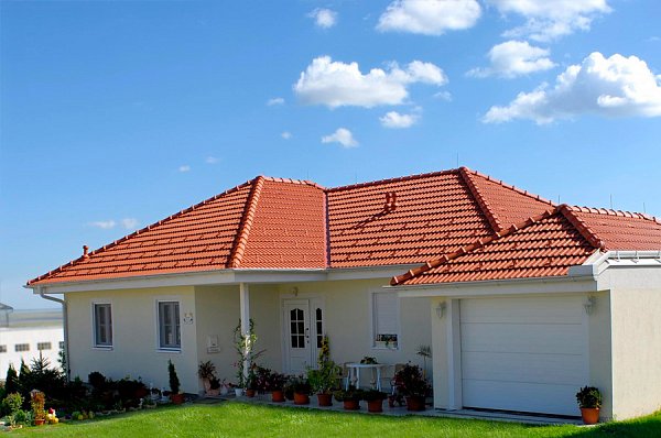 Керамическая черепица Tondach Wiener Norma, Натуральный красный