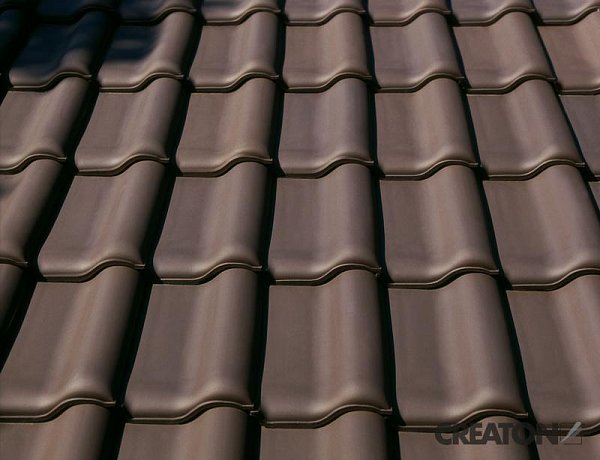 Керамическая черепица Creaton Premion, Nuance, цвет Марганец матовый