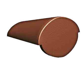 Начальная коньковая черепица, Candor Каштановый, Benders