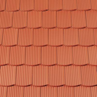 Керамическая черепица Creaton Biber Profil+ Strangfalzziegel, Натуральный красный