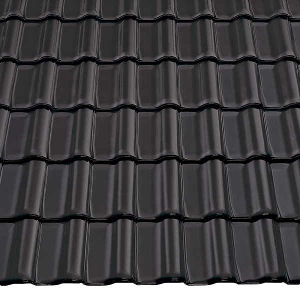 Керамическая черепица Braas Heisterholzer Rubin 11V, Vulkanschwarz