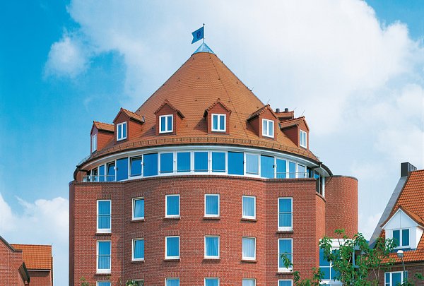 Керамическая черепица Creaton Biber Ambiente Segmentschnitt, Натуральный красный