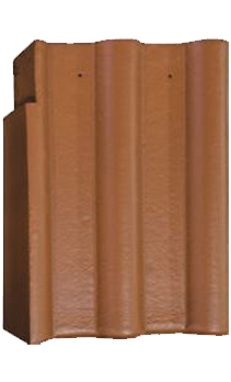 Боковая правая черепица, ФП, Кирпичный Красный, Забудова