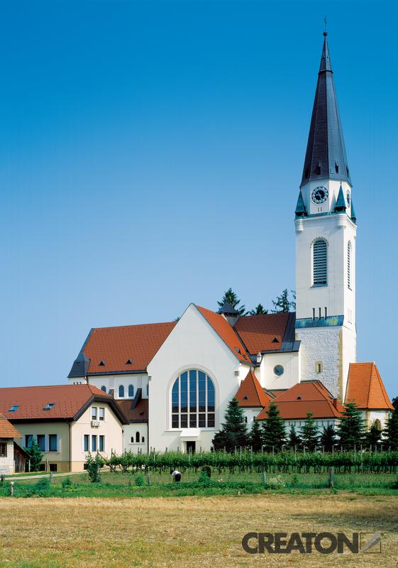 Керамическая черепица Creaton Biber Klassik Nuance, цвет Красный