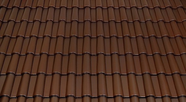 Керамическая черепица Tondach Mediteran Plus, Темно-коричневый