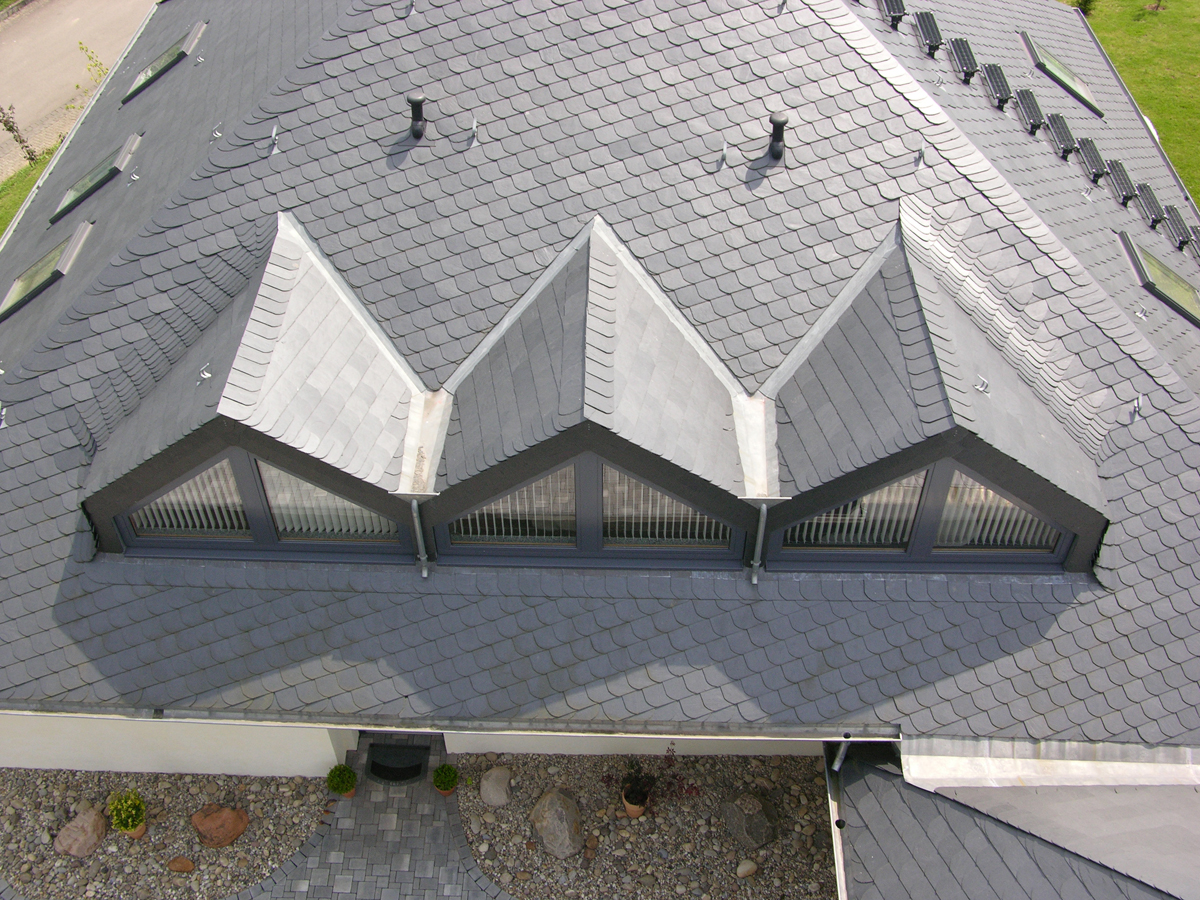 Сланцевая плитка Rathscheck универсальная кладка, 25х25, ≥55°