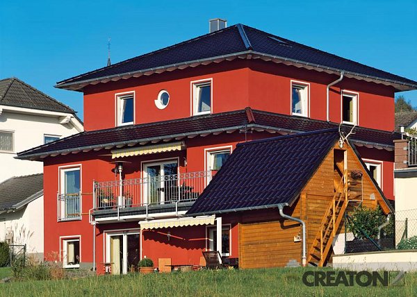 Керамическая черепица Creaton Viva Finesse, цвет Черный