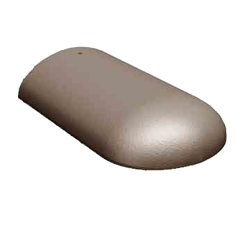 Начальная хребтовая черепица, Candor Серый, Benders