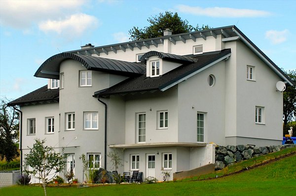 Керамическая черепица Tondach Landdach Verschiebeziegel, Черный антрацит