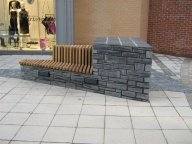Eagles Meadow Project - Cwt Y Bugail Dark Blue Grey Pillared Walling