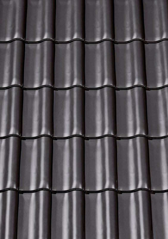 Керамическая черепица Creaton Harmonie, Nuance, цвет Антрацит