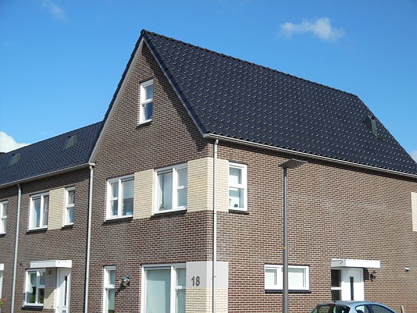 Керамическая черепица Nelskamp F 8,5, Антрацит