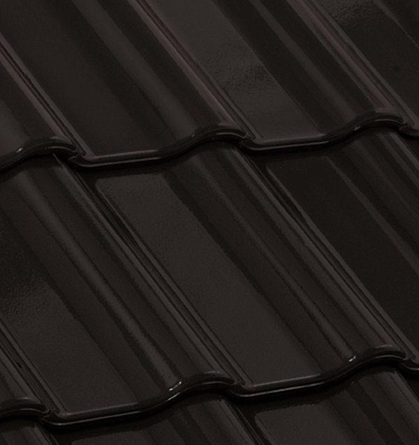 Керамическая черепица Nelskamp F 12, Мокко-коричневый