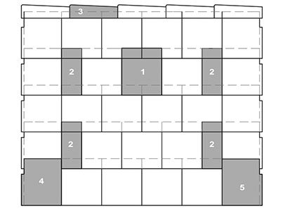 Цементно-песчаная черепица рядовая, Тевива, Графит, Braas