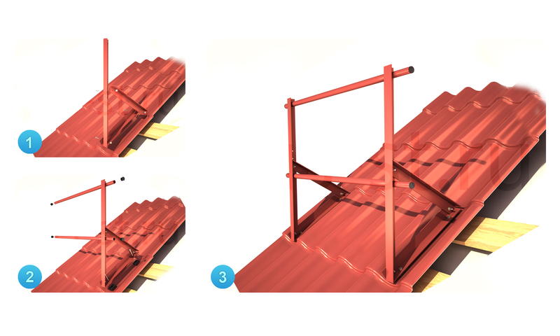 КРОВЕЛЬНОЕ ОГРАЖДЕНИЕ "ЭКОНОМ"