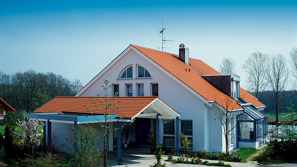 Керамическая черепица Creaton Biber Ambiente Geradschnitt, Медный