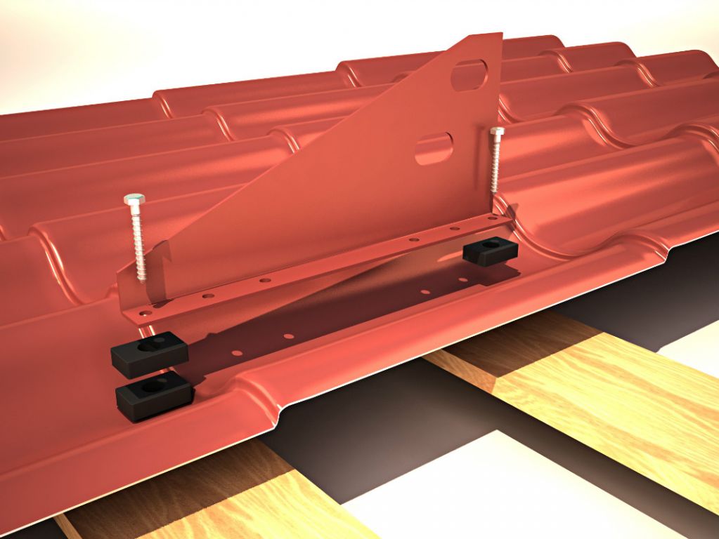 СНЕГОЗАДЕРЖАТЕЛЬ PREMIUM ДЛЯ МЕТАЛЛОЧЕРЕПИЦЫ ДЛИНА 3 М