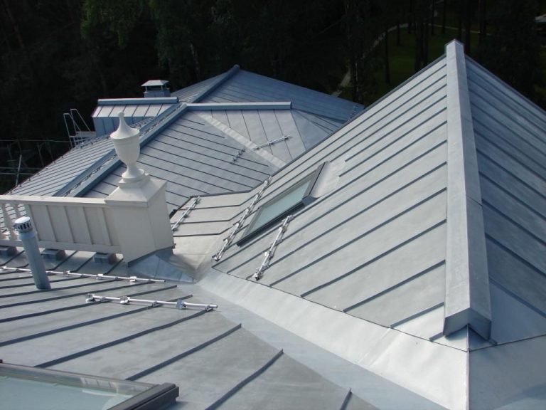 Фальцевая кровля, Prefa - гладкая, серый