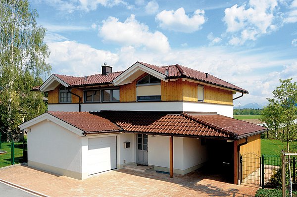 Керамическая черепица Tondach Samba 11, Натуральный красный