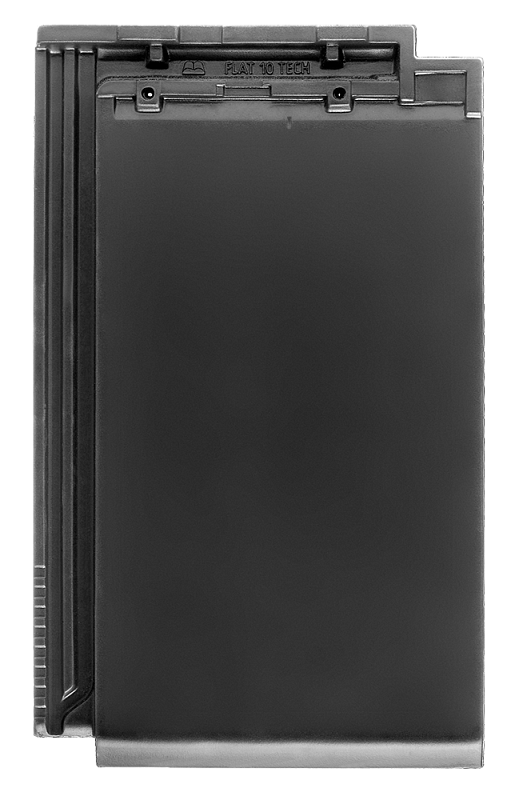Керамическая черепица Borja TECH Flat 10, Graphit, Tejas Borja