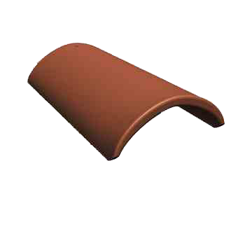 Коньковая черепица, Красный, Benders