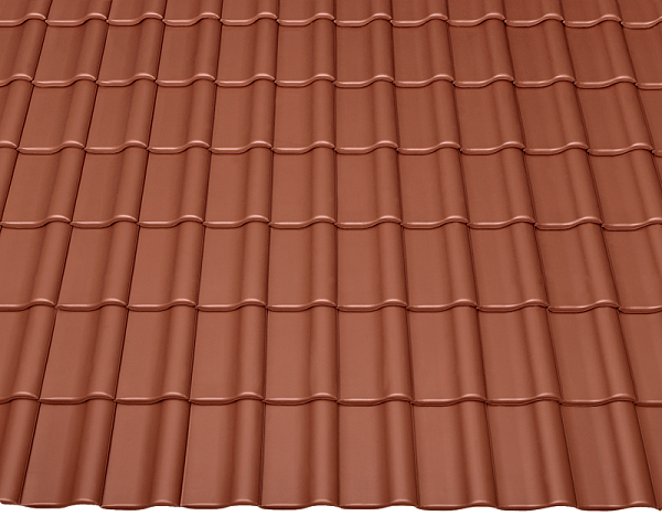 Керамическая черепица Braas Рубин 15V, Naturrot
