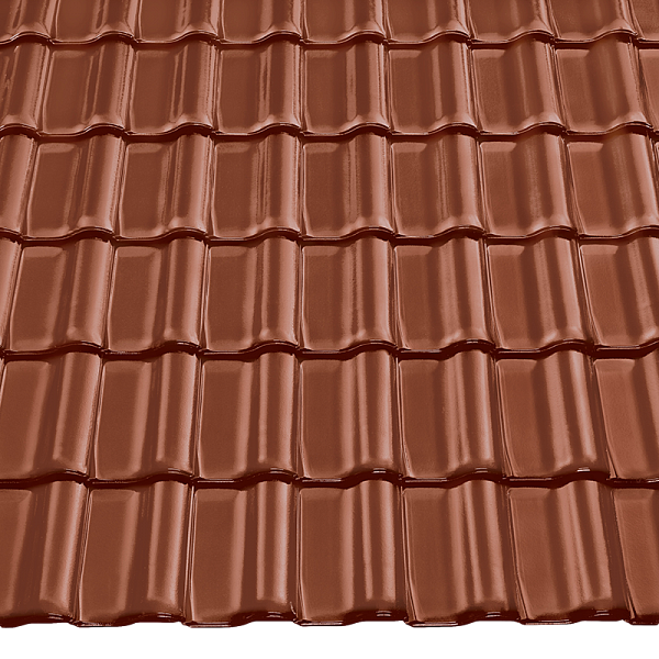 Керамическая черепица Braas Heisterholzer Rubin 11V, Kastanie