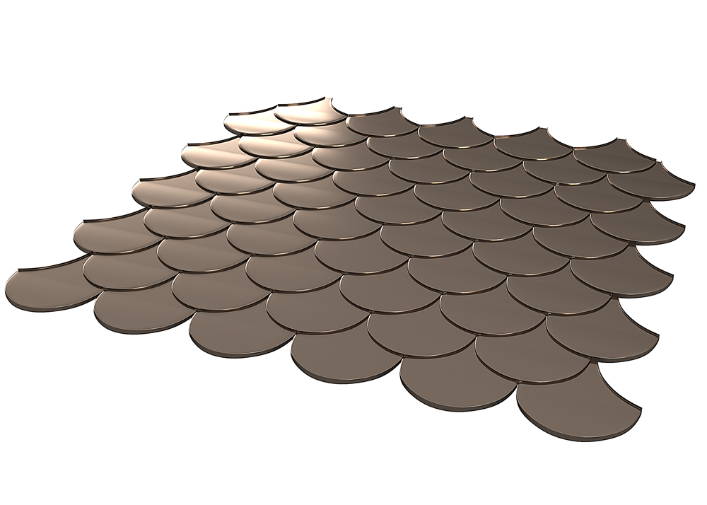 ЧЕРЕПИЦА РЫБЬЯ ЧЕШУЯ КОРИЧНЕВАЯ