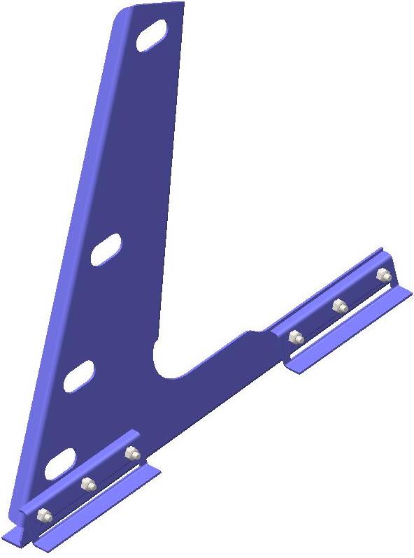 ОПОРА ОГРАЖДЕНИЯ КРОВЛИ ДЛЯ ФАЛЬЦА