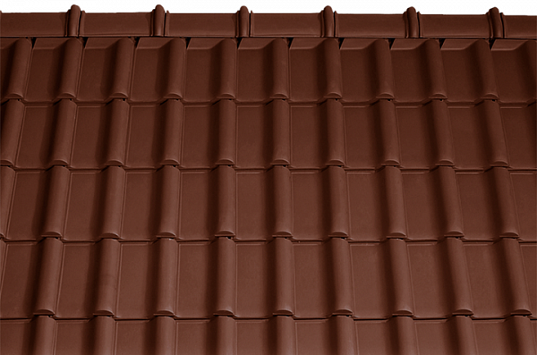 Керамическая черепица Tondach Rumba, Темно-коричневый