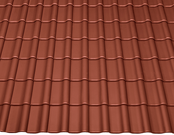 Керамическая черепица Braas Рубин 15V, Kastanie