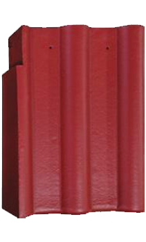 Боковая правая черепица, ФП, Бордовый, Забудова