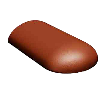 Начальная хребтовая черепица, Candor Терракотовый, Benders