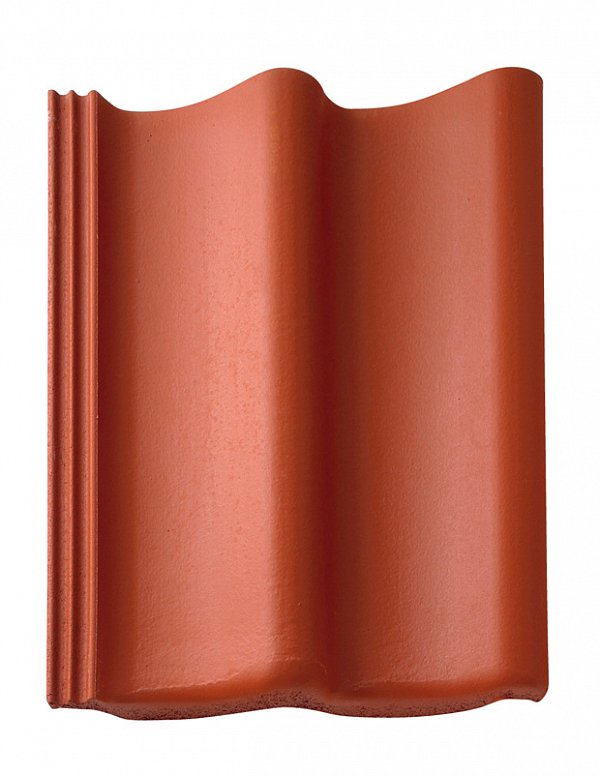 Цементно-песчаная черепица рядовая, Doppel-S, Классический красный, Braas