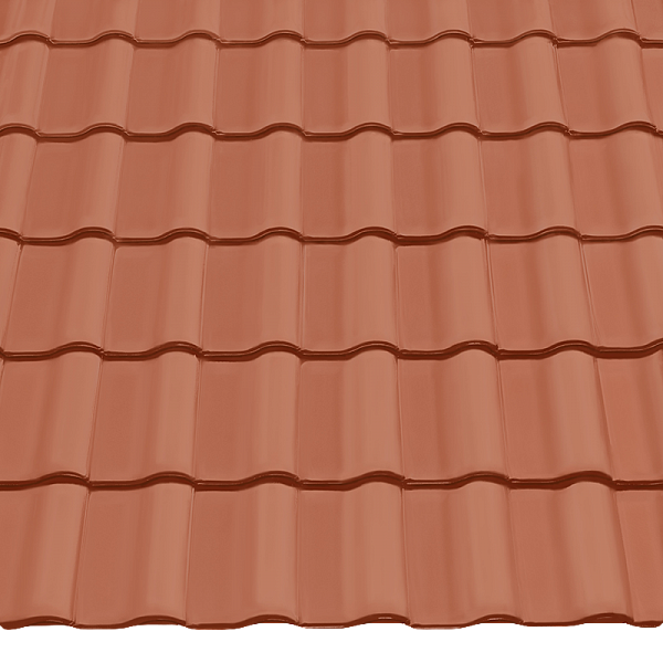 Керамическая черепица Braas Hainstädter Rubin 11V, Naturrot