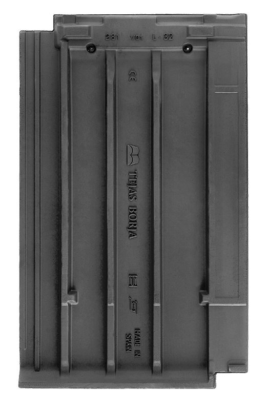 Керамическая черепица Borja TECH Flat 10, Graphit, Tejas Borja