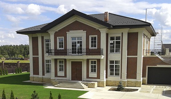 Цементно-песчаная черепица рядовая, Черный, Забудова