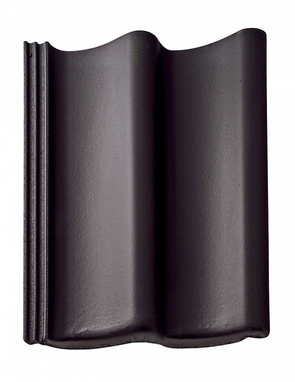 Цементно-песчаная черепица рядовая, Doppel-S, Star Seidenmatt, Гранит, Braas