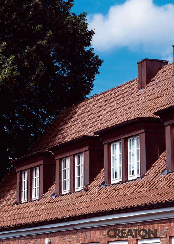 Керамическая черепица Creaton Premion, Nuance, цвет Коричневый