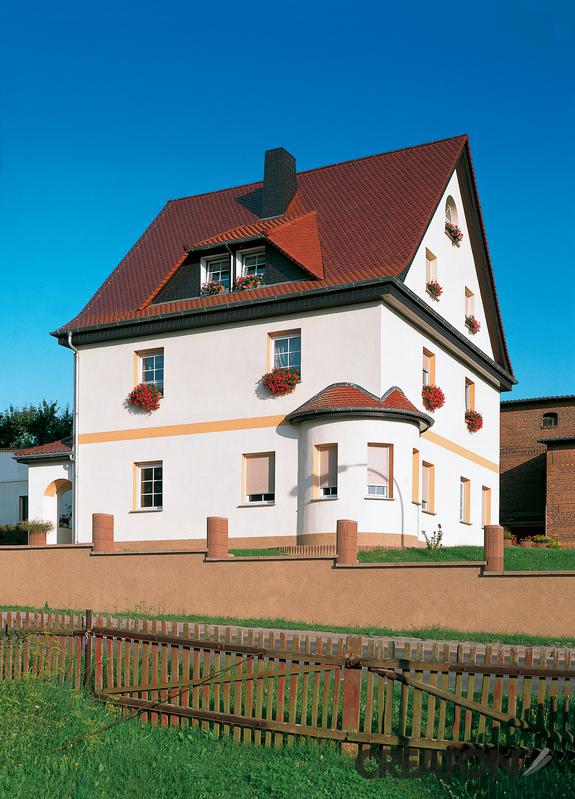 Керамическая черепица Creaton Biber Klassik Finesse, цвет Красный