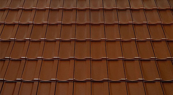 Керамическая черепица Tondach Mulde, Темно-коричневый