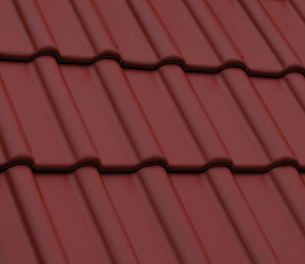 Керамическая черепица Nelskamp F 10, Бордовый