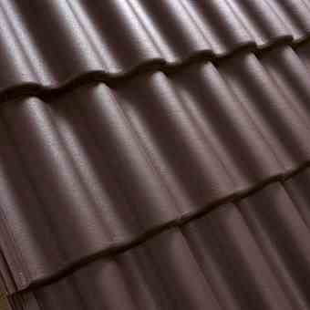 Цементно-песчаная черепица рядовая, Palema Винно-красный, Benders