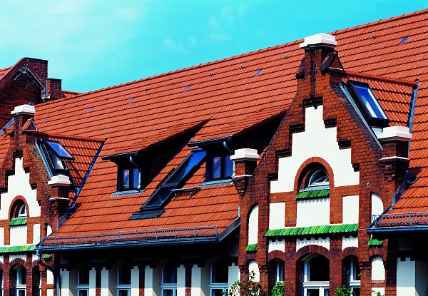 Керамическая черепица Creaton Ratio, цвет Натуральный красный