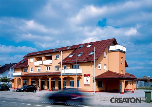 Керамическая черепица Creaton Viva Finesse, цвет Коричневый