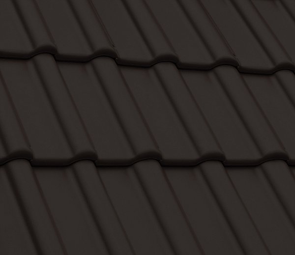 Керамическая черепица Nelskamp F 10, Коричневый