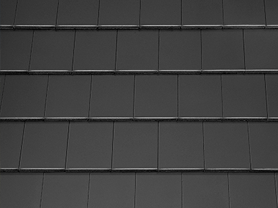 Цементно-песчаная черепица рядовая, Тевива, Графит, Braas