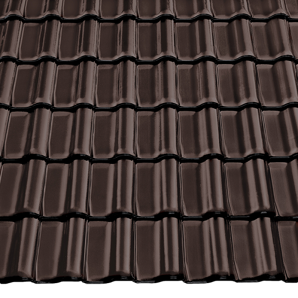 Керамическая черепица Braas Heisterholzer Rubin 11V, Teak