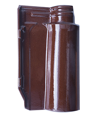 Керамическая черепица Margon Roman n, 266x157, Glazed Brown